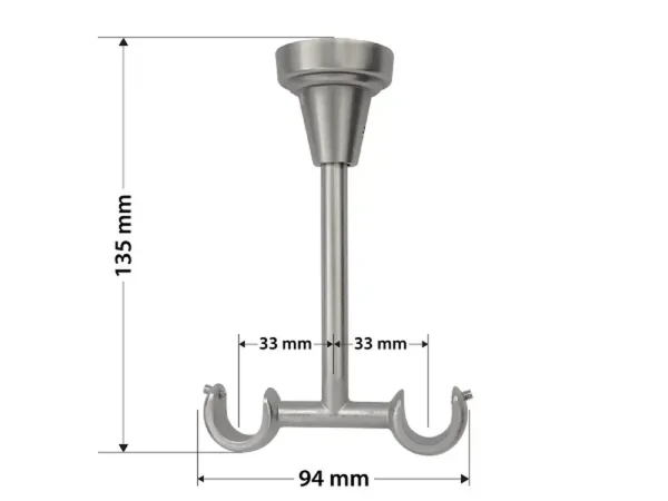 držiak 16x16 stropný
