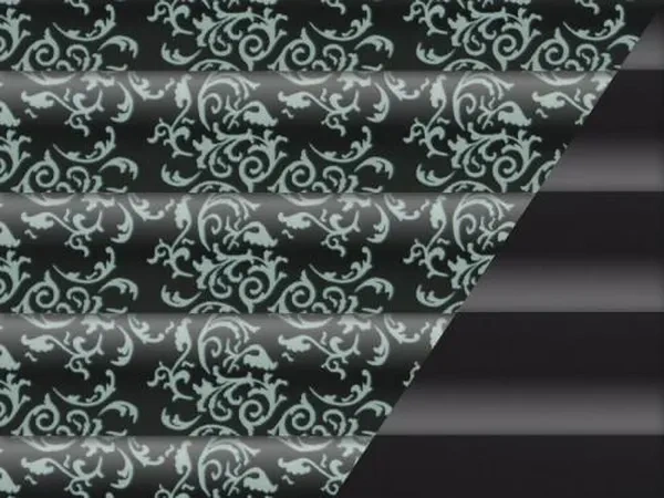 9762 - sivý dekor | čierna