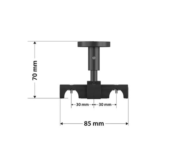 držiak 19x19 stropný