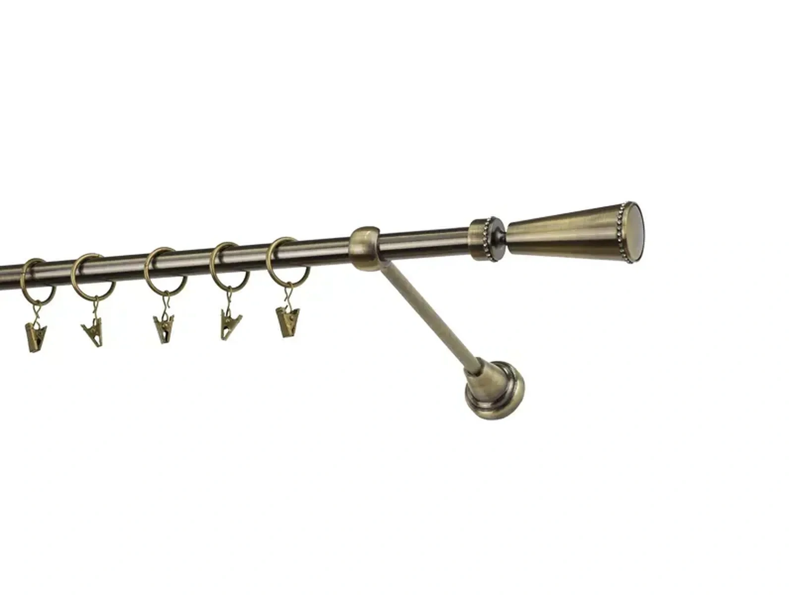 Garniže 16mm - jednoradové - MILANO CRYSTAL - antik