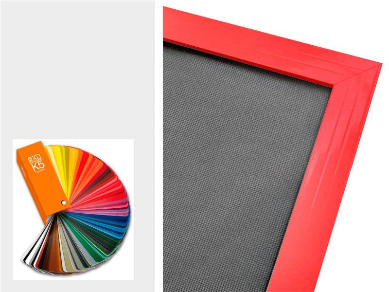 Sieťky na OKNO - pevné - farby RAL