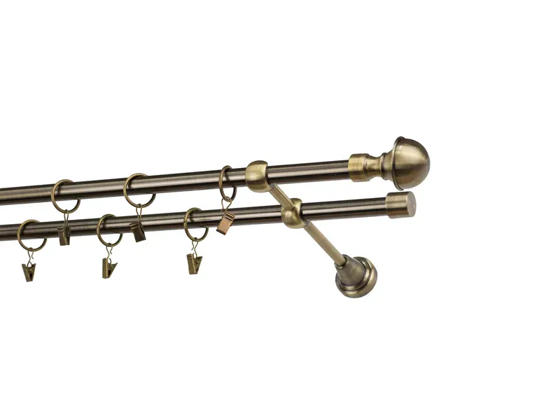 Garniže 16x16mm - dvojradové - BOSTON - antik