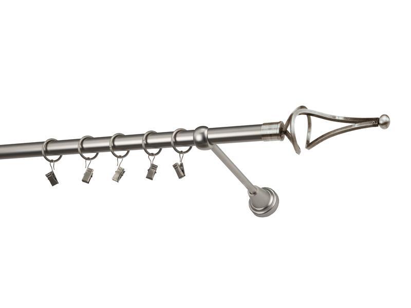 Garniže 19mm - jednoradové - FALIST - satin