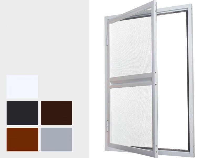 Sieťky na DVERE - pántové v ráme SMART - bežné odtiene