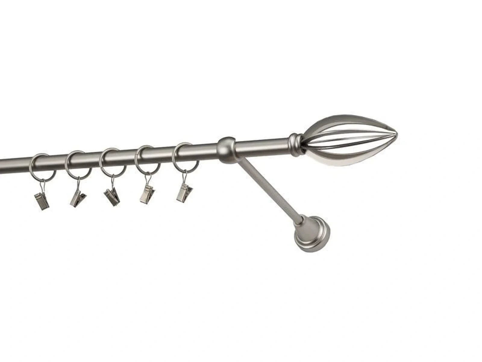 Garniže 16mm - jednoradové - PANTEON - satin