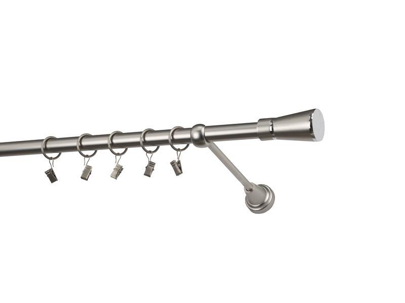 Garniže 19mm - jednoradové - RIMINY - satin