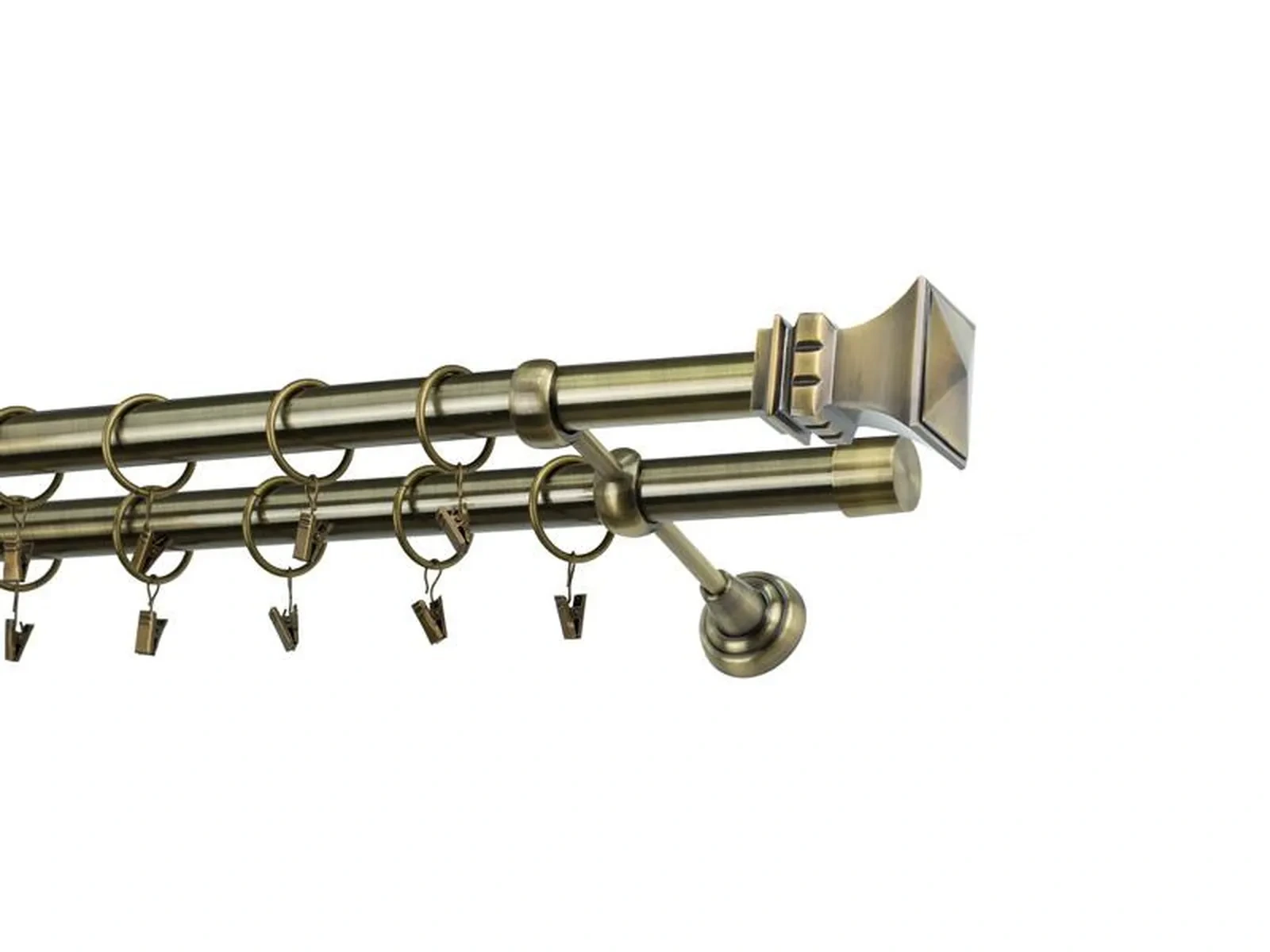 Garniže 25x25mm - dvojradové - VEŽA - antik