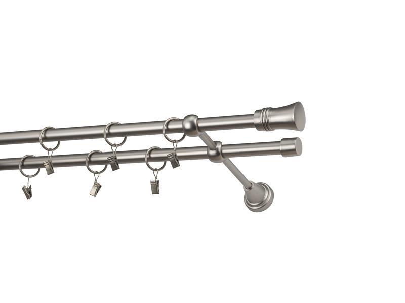 Garniže 16x16mm - dvojradové - CAPRI - satin