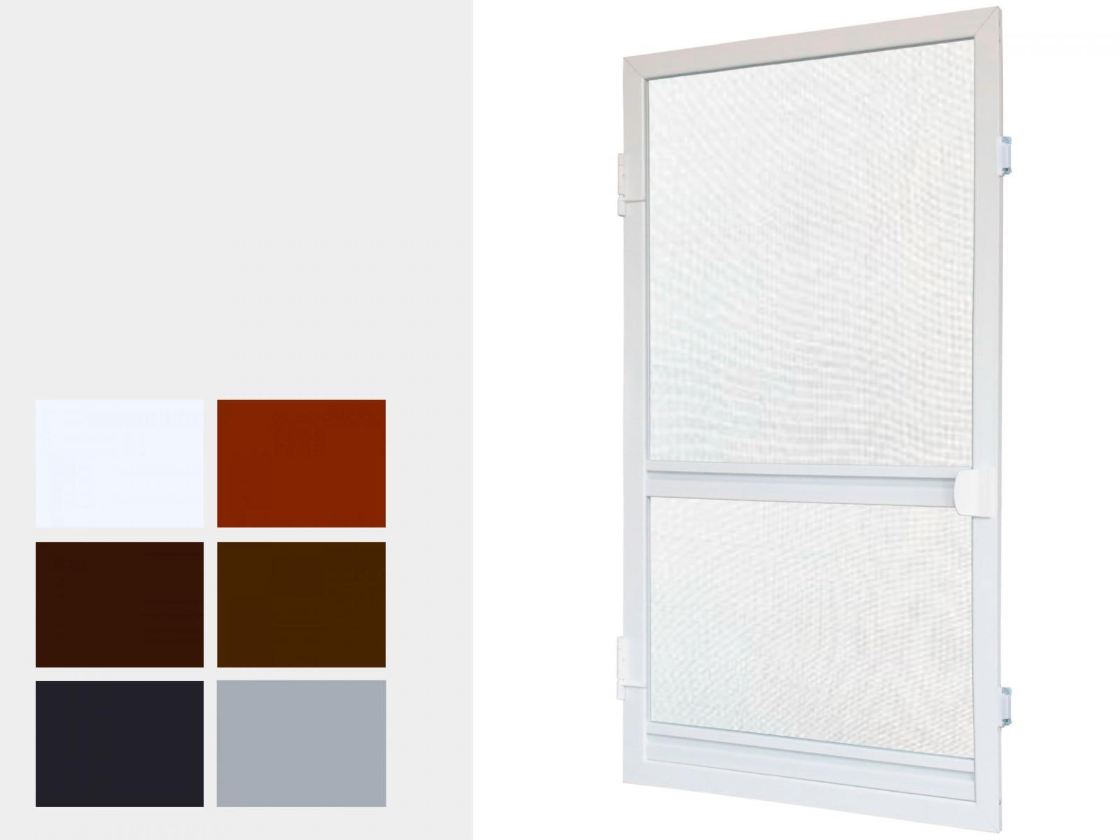 Sieťky na DVERE - pántové - bežné odtiene