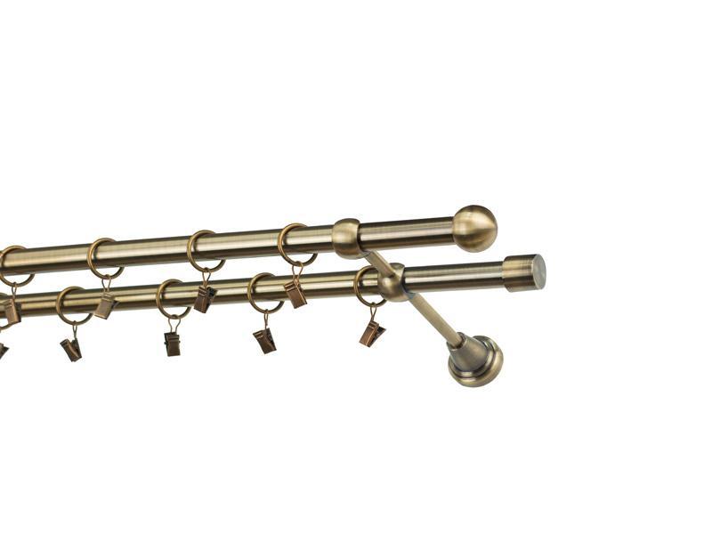 Garniže 19x19mm - dvojradové - BOLOGNA - antik