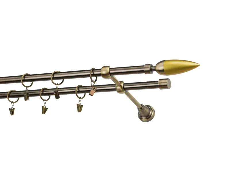 Garniže 16x16mm - dvojradové - LINEA - antik