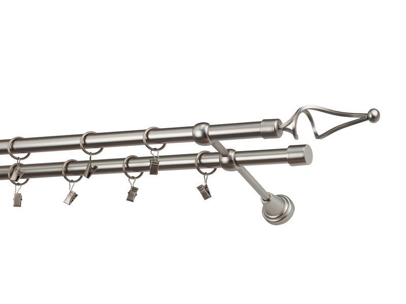 Garniže 19x19mm - dvojradové - FALIST - satin