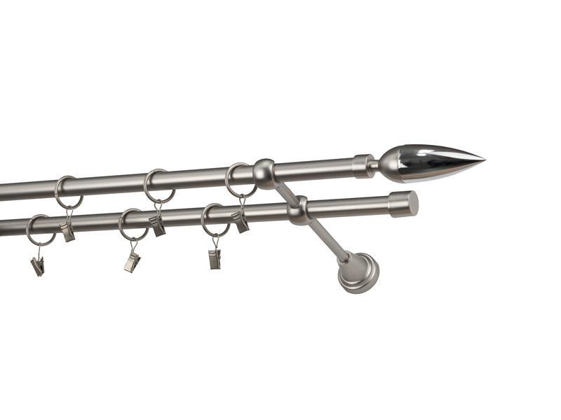 Garniže 16x16mm - dvojradové - LINEA - satin