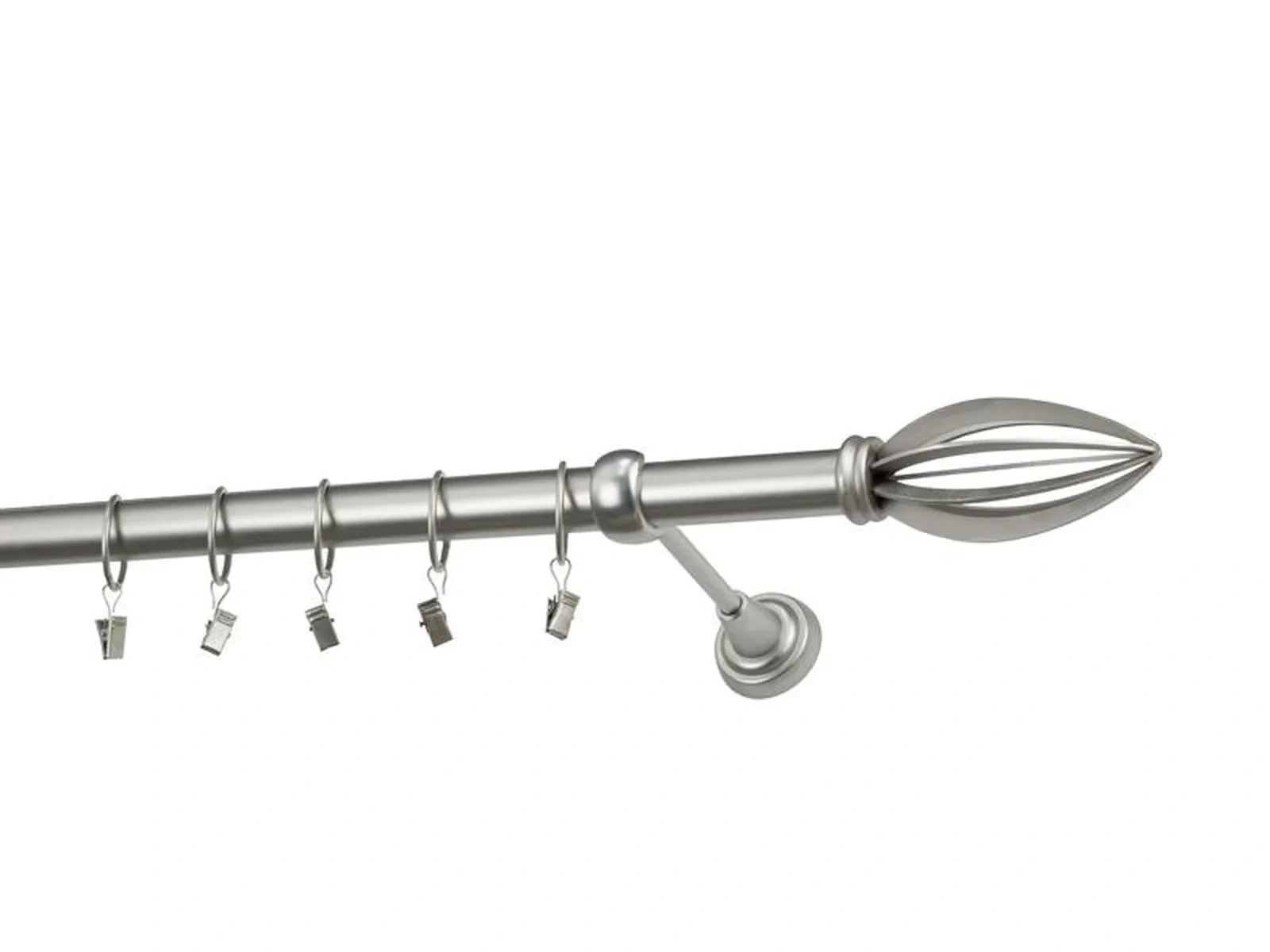 Garniže 25mm - jednoradové - PANTEON - satin