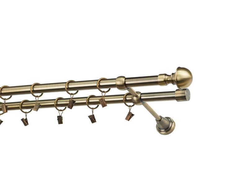 Garniže 19x19mm - dvojradové - BOSTON - antik