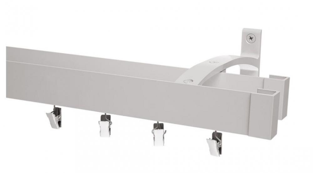 Garniže MODERN - dvojradové na stenu - odtieň INOX