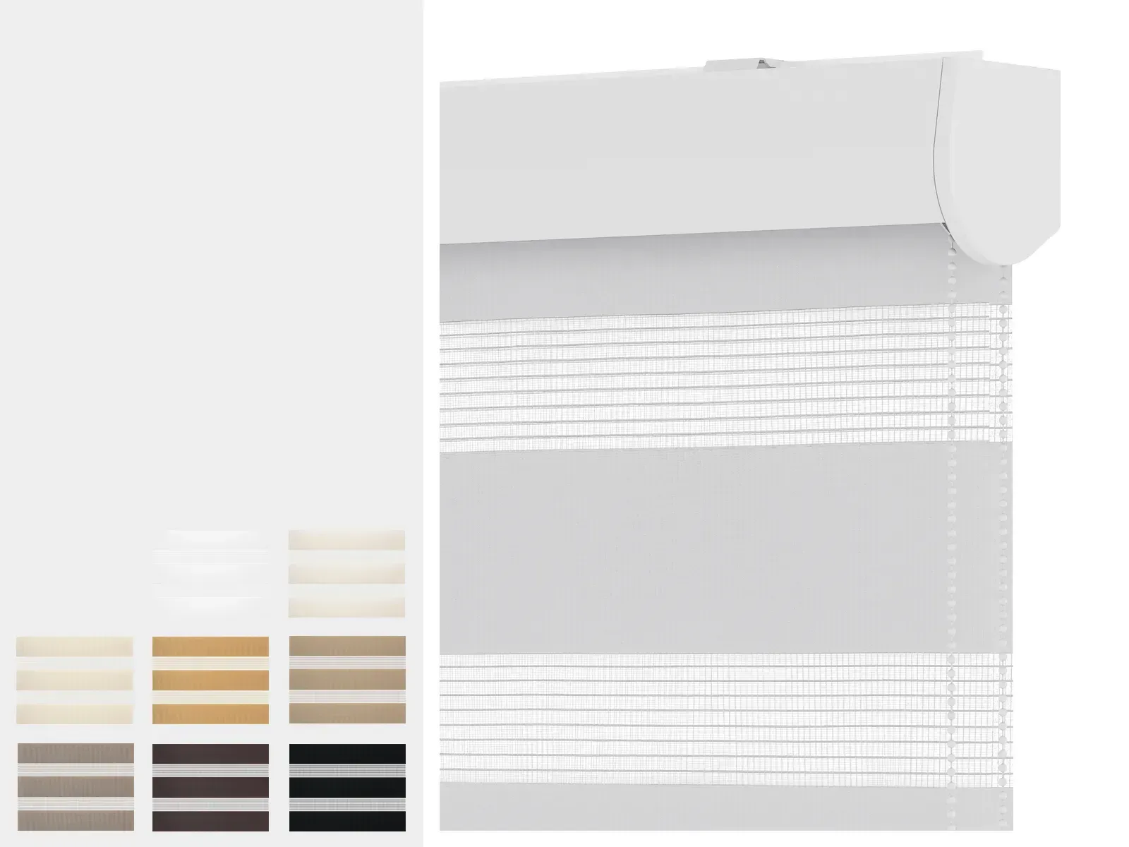 Roleta NOBLE - deň a noc - látka MIAMI