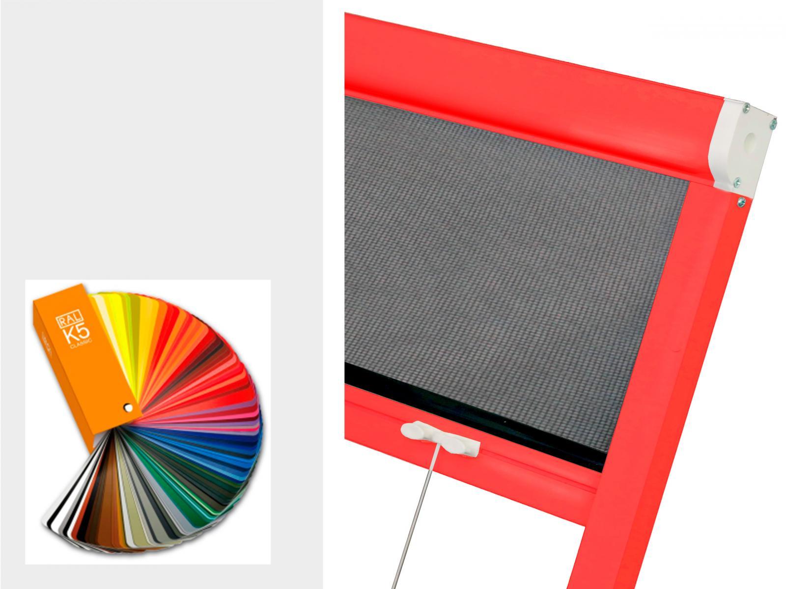 Sieťky na OKNO - rolovacie - farby RAL