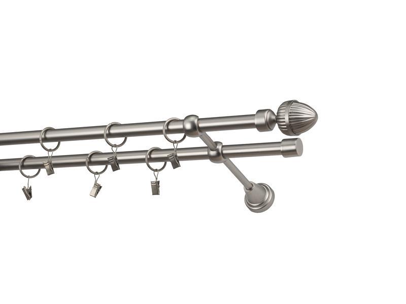 Garniže 16x16mm - dvojradové - ODEON - satin