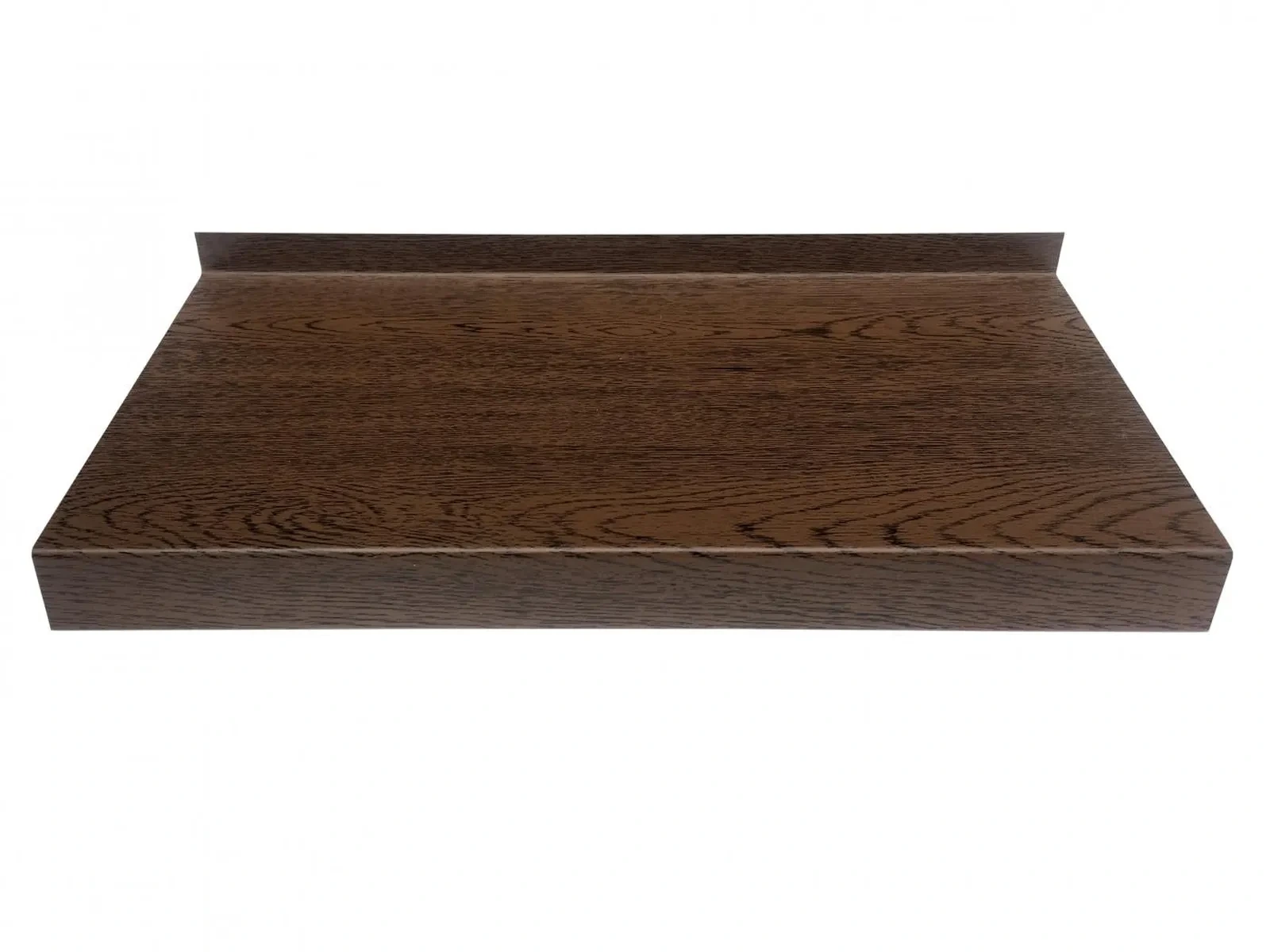 Vonkajšie hliníkové ohýbané parapety DREVODEKOR - orech lakovaný