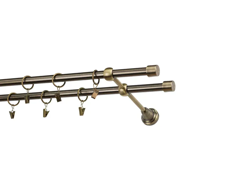 Garniže 16x16mm - dvojradové - PULLO - antik