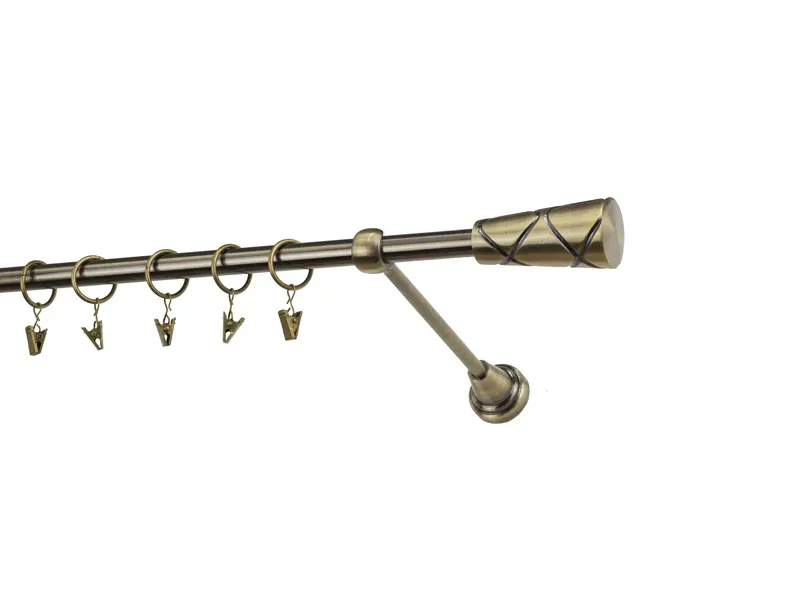 Garniže 16mm - jednoradové - TRAPEZIUM - antik