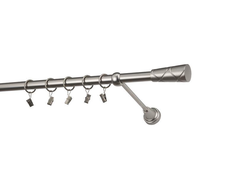 Garniže 19mm - jednoradové - TRAPEZIUM - satin