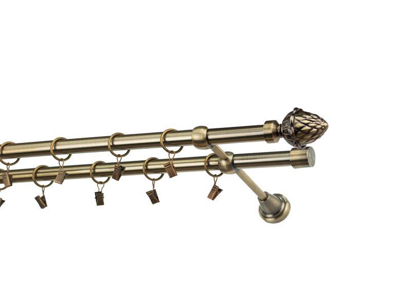 Garniže 19x19mm - dvojradové - ŽALUĎ - antik