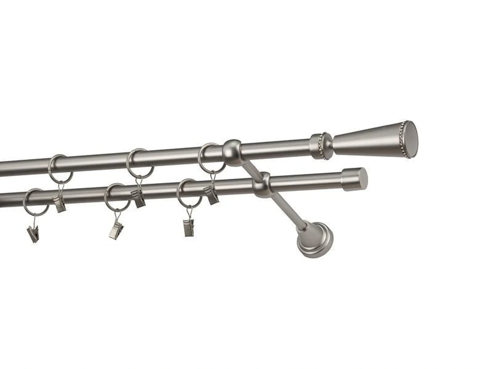 Garniže 16x16mm - dvojradové - MILANO CRYSTAL - satin