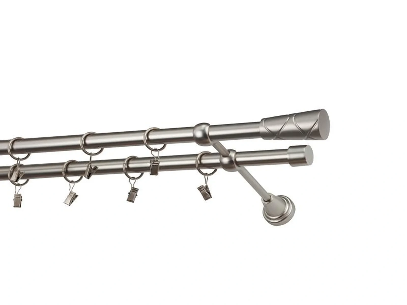 Garniže 19x19mm - dvojradové - TRAPEZIUM - satin