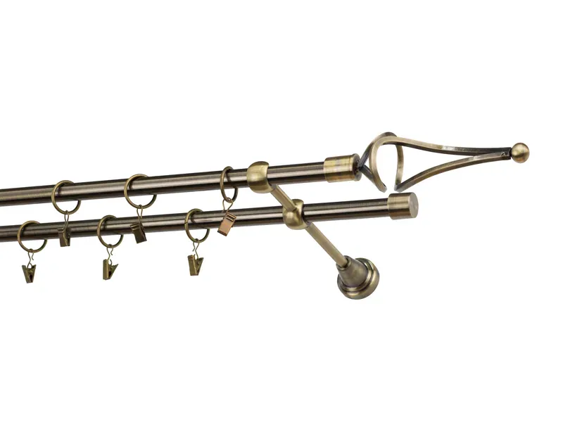 Garniže 16x16mm - dvojradové - FALIST - antik