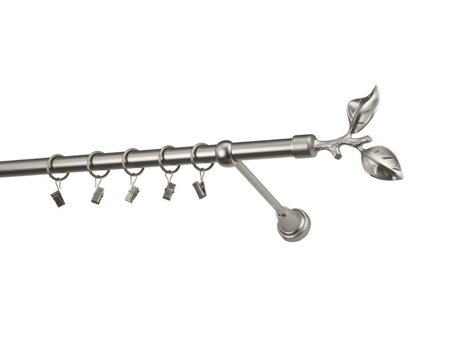 Garniže 19mm - jednoradové - LIST ROSE - satin