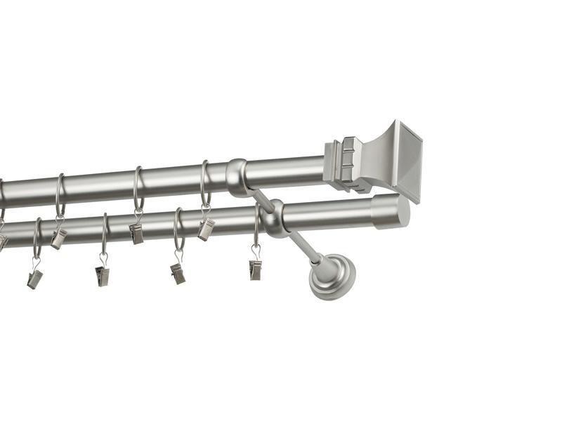 Garniže 25x25mm - dvojradové - VEŽA - satin