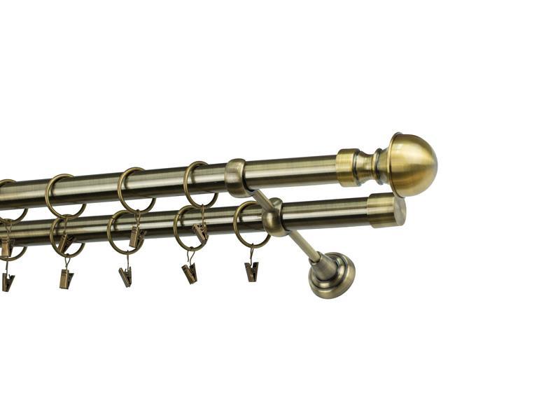 Garniže 25x25mm - dvojradové - BOSTON - antik