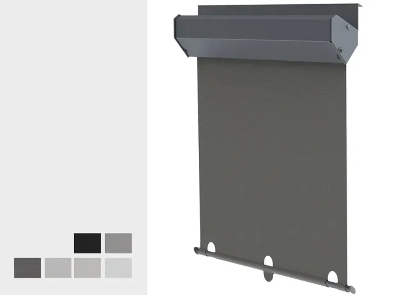 Vonkajšia screenová roleta pre strešné okná - SCREEN SKY - látka STANDARD