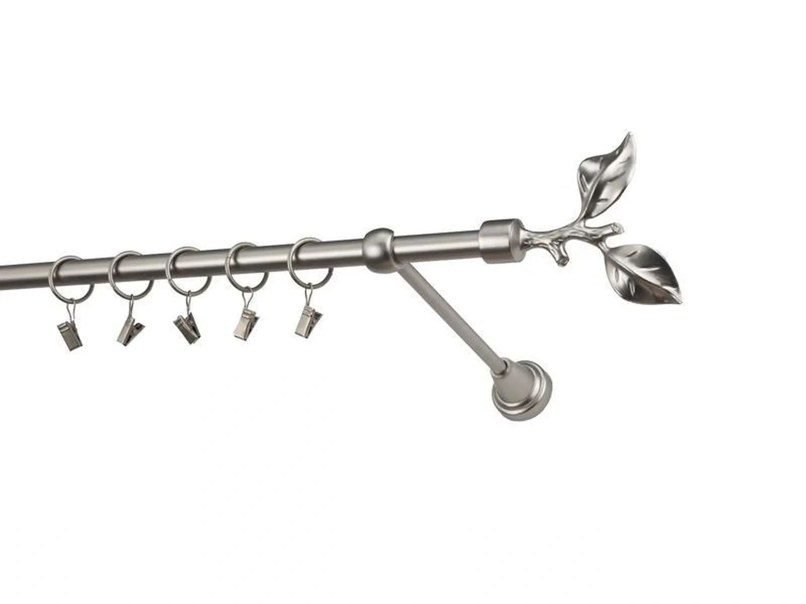 Garniže 16mm - jednoradové - LIST ROSE - satin