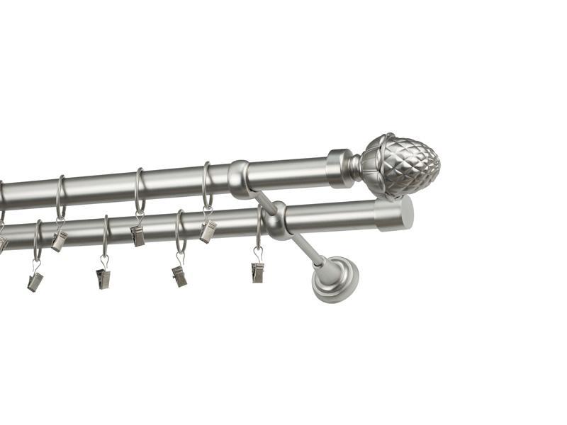 Garniže 25x25mm - dvojradové - ŽALUĎ - satin