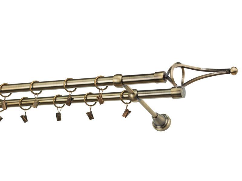 Garniže 19x19mm - dvojradové - FALIST - antik