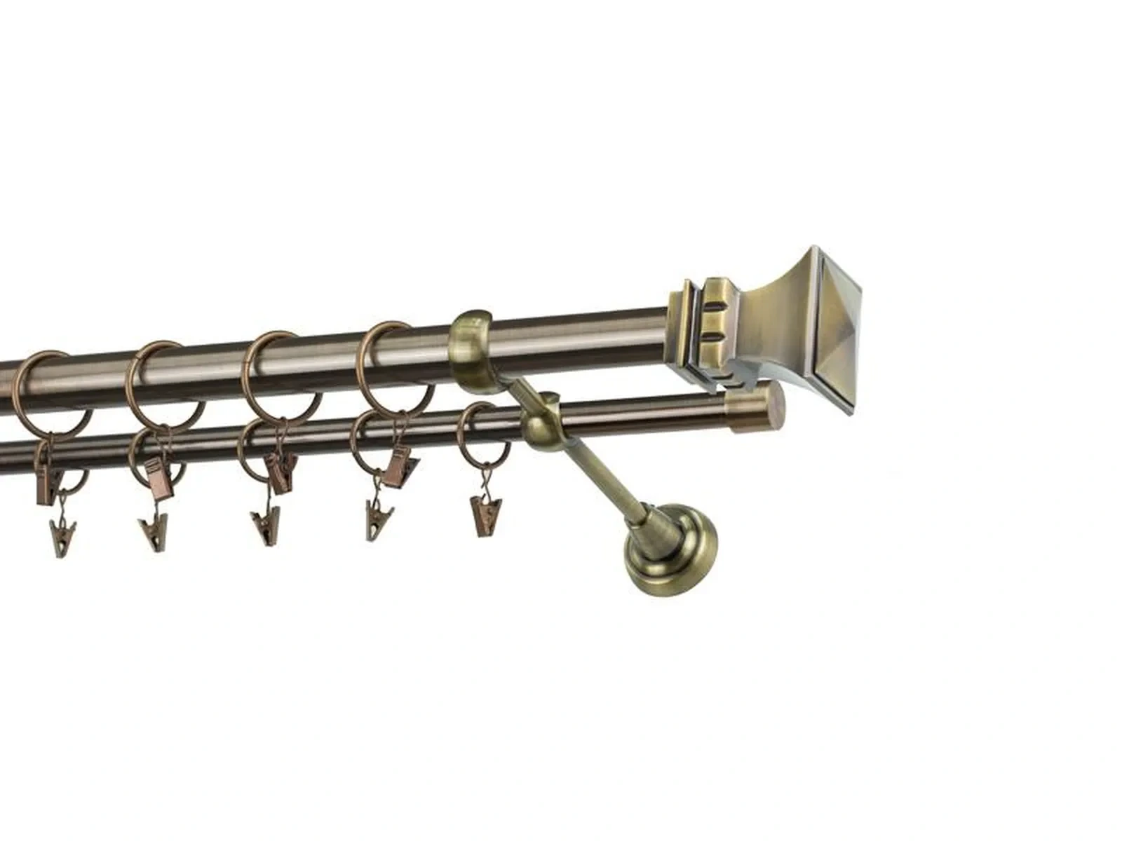 Garniže 25x16mm - dvojradové - VEŽA - antik