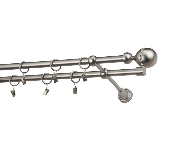 Garniže 16x16mm - dvojradové - KALISTO CRYSTAL - satin