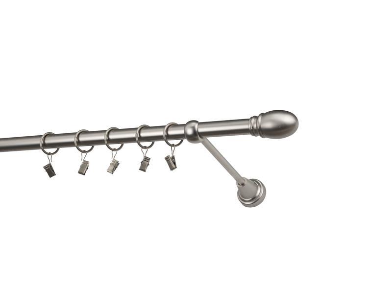 Garniže 19mm - jednoradové - BELUNO - satin