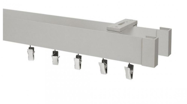 Garniže MODERN - dvojradové do stropu - odtieň INOX