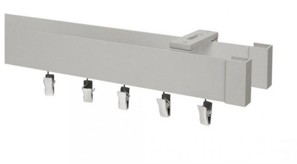 Garniže MODERN - dvojradové do stropu - odtieň INOX