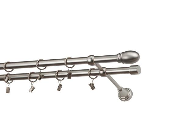 Garniže 19x19mm - dvojradové - BELUNO - satin