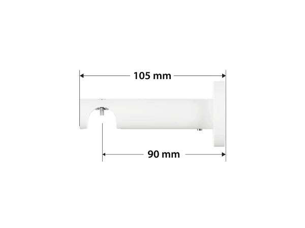 Garniža 19mm drážková tyč - 1rad - SFERA - čierno biela 4