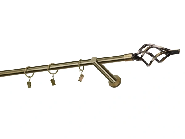 Garniže 16mm - jednoradové - GUĽA AZUR - antik