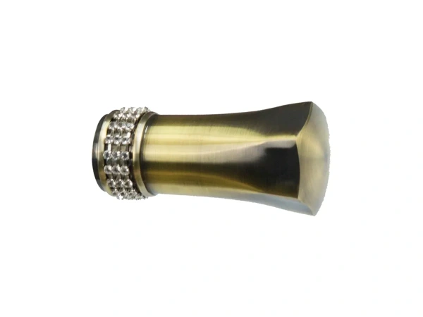 Garniže 25x25mm - dvojradové - PLUTON CRYSTAL - antik 2