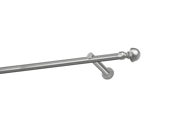 Garniža 19mm - drážková tyč - 1rad - BOSTON - satin 1