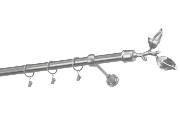 Garniže 25mm - jednoradové - LIST ROSE - satin