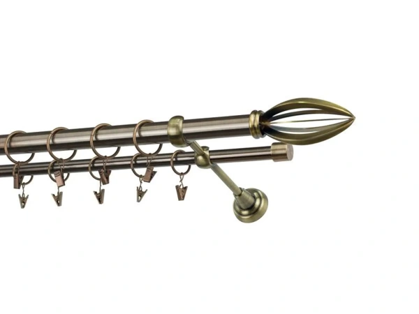 Garniže 25x16mm - dvojradové - PANTEON - antik